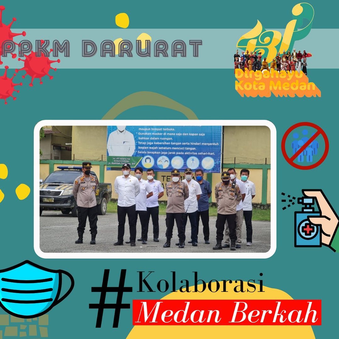 Surat Edaran Walikota Medan Tentang Pemberlakuan Pembatasan Kegiatan Masyarakat Darurat
